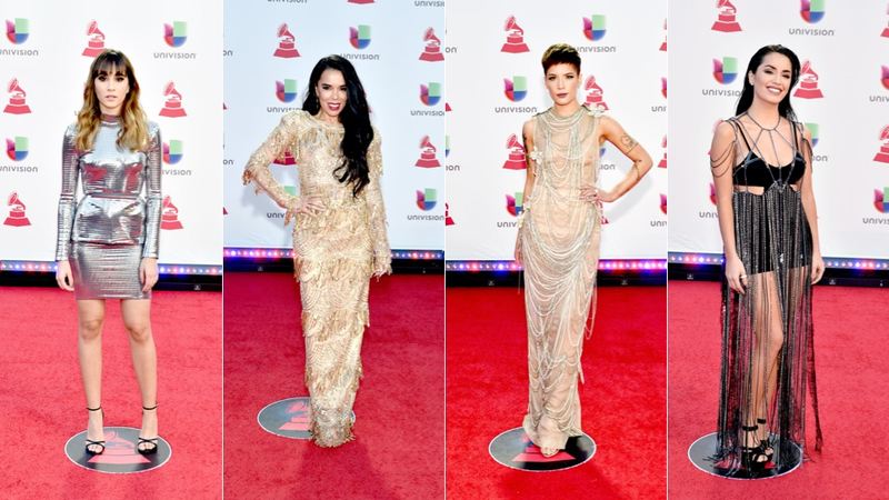 Illustration for article titled The 2018 Latin Grammys Red Carpet Was Positively Dripping With Glamour (Drip Drip)